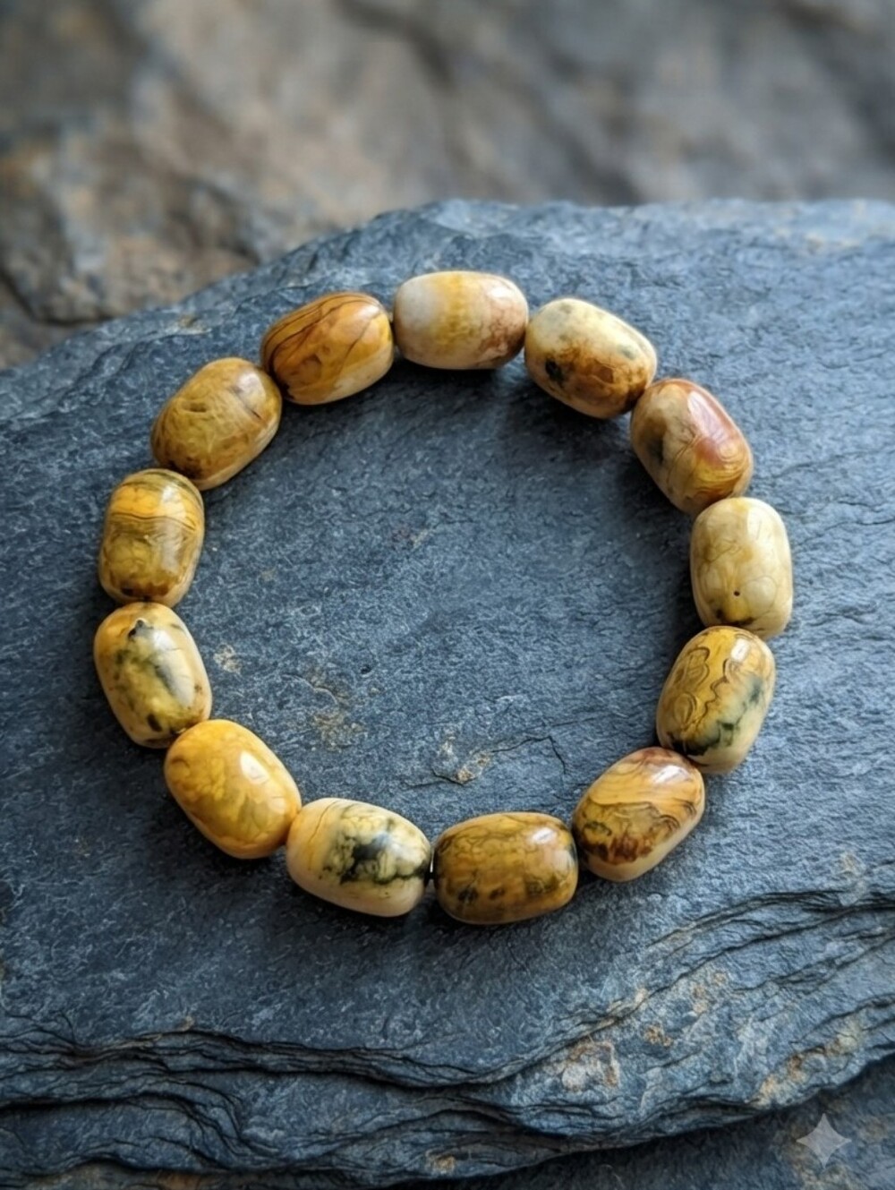 Crazy Lace Agate Bracelet